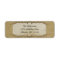 Stone Swirled on Wood Grain Return Address Label