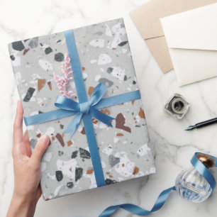 Stone Terrazzo Pattern Wrapping Paper