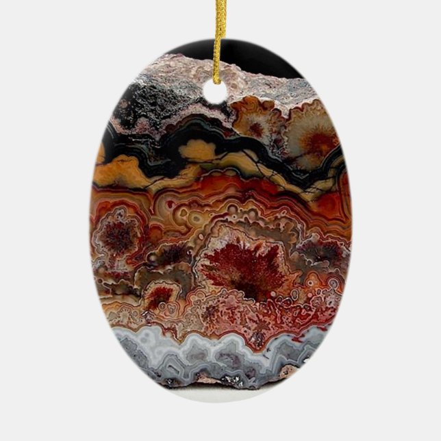 stone texture ceramic ornament (Front)