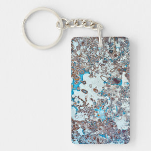 stone texture rock organic pattern marble geology  keychain
