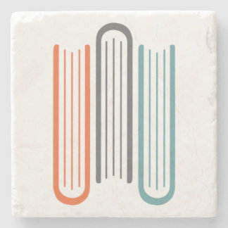 Stone Tile Coaster 3 Books WNBA Logo