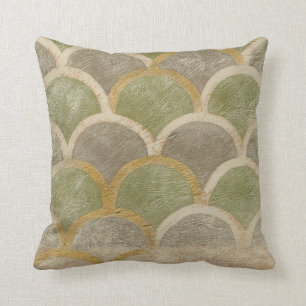 Stone Tile Design by Chariklia Zarris Throw Pillow