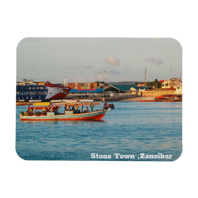 Stone Town , Zanzibar Africa  Magnet (Horizontal)