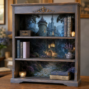 Stone Turret Fantasy Castle Decoupage Tissue Paper