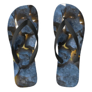 Stone wall built in Croatian style         Flip Flops