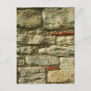 Stone Wall Image. Postcard