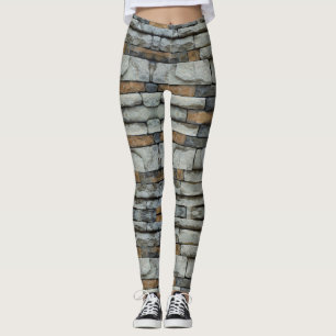 Stone Wall - Power Yoga Leggings