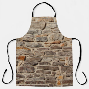 Stone wall rustic texture background apron