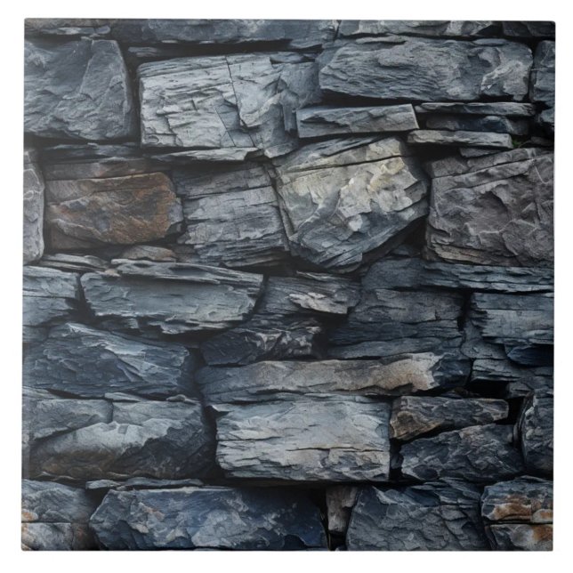 Stone Wall Texture Tile (The complete printed tile design. Tiles sold individually.)