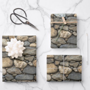 Stone Wall Texture Wrapping Paper