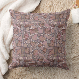 Stone Wall Throw Pillow