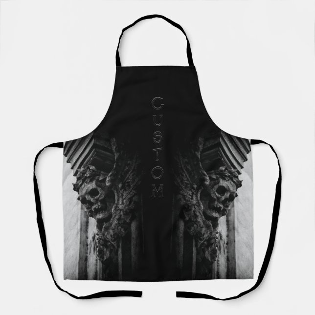 Stone Wings Skull Apron (Front)
