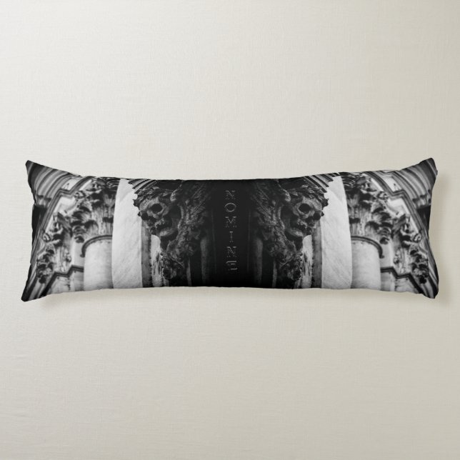 Stone Wings Skull Body Pillow (Front)