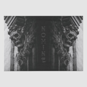 Stone Wings Skull Tissue Paper