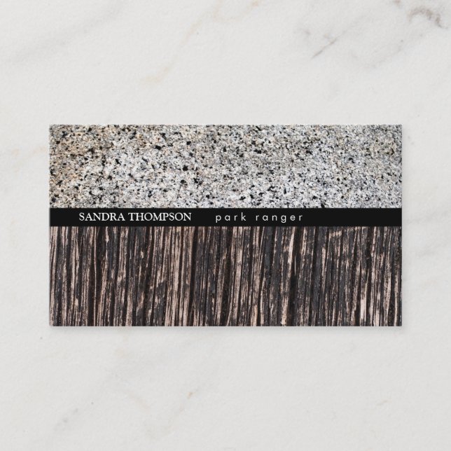 Stone & Wood Variation Business Card (Front)
