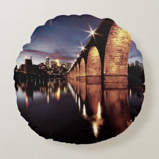 Stonearch Skyline Round Pillow (Front)