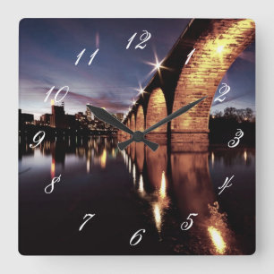 Stonearch Skyline Square Wall Clock