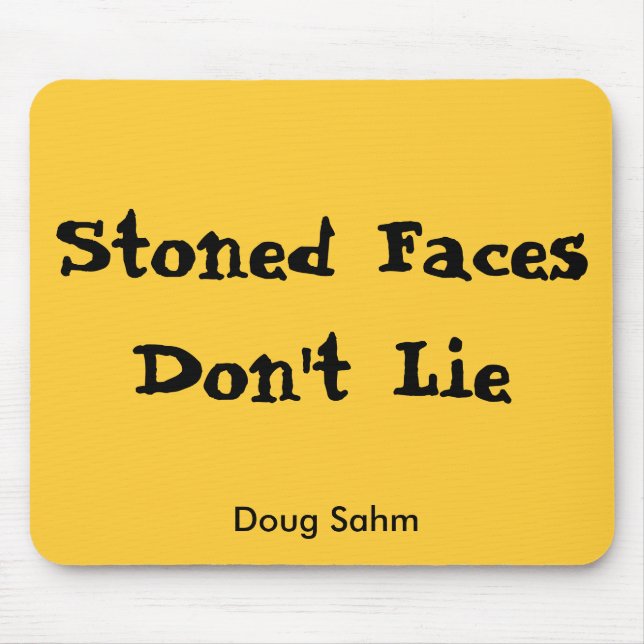 Stoned Faces Mousepad (Front)