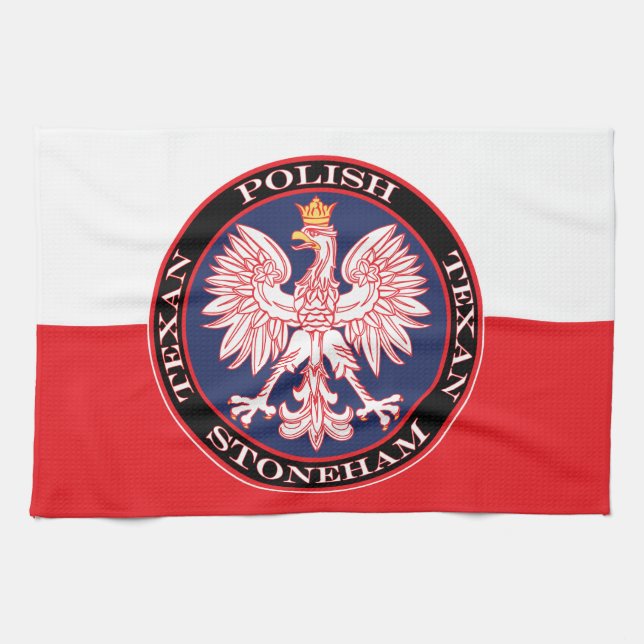Stoneham Round Polish Texan Kitchen Towel (Horizontal)