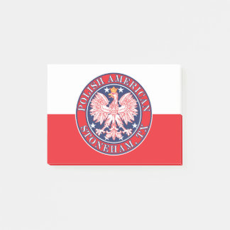 Stoneham Texas Polish American Eagle Post-it Notes