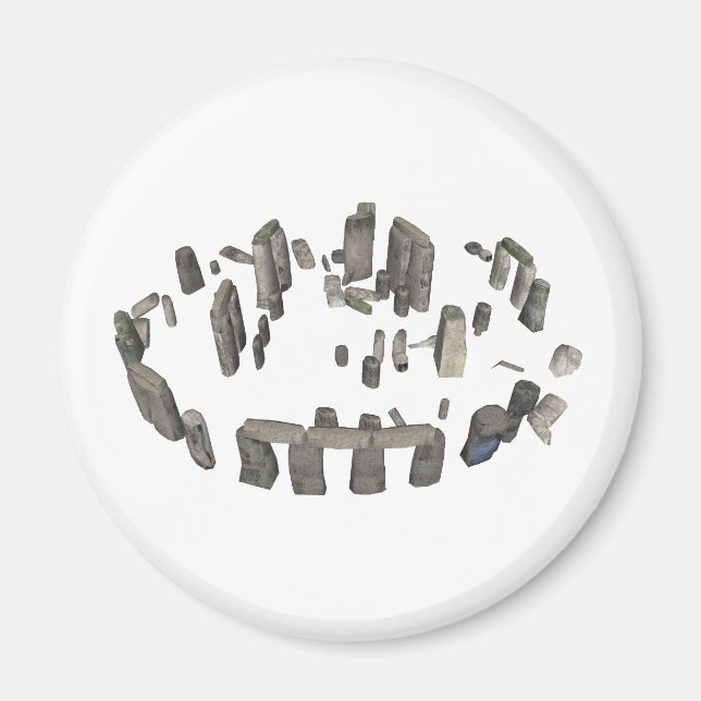 Stonehenge: 3D Model: Magnet (Front)
