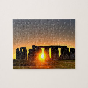 Stonehenge, ancient pre-history monument. jigsaw puzzle