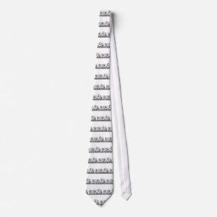 Stonehenge Black White The MUSEUM Zazzle Gifts Tie