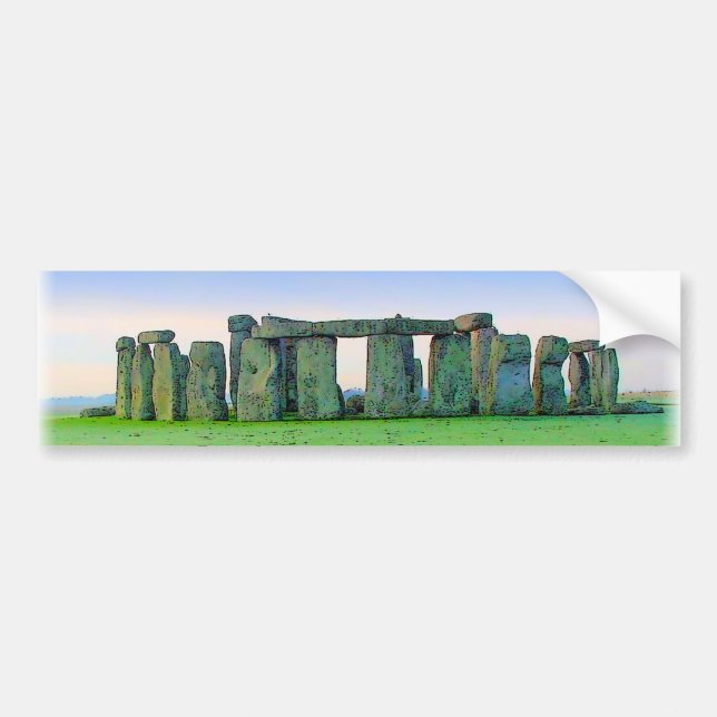 Stonehenge Bumper Sticker (Front)