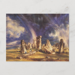 Stonehenge - by: John Constable Postcard