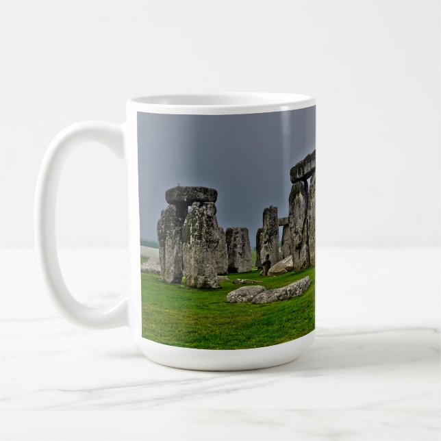 Stonehenge Celtic Standing Stones in Britain Coffee Mug (Left)
