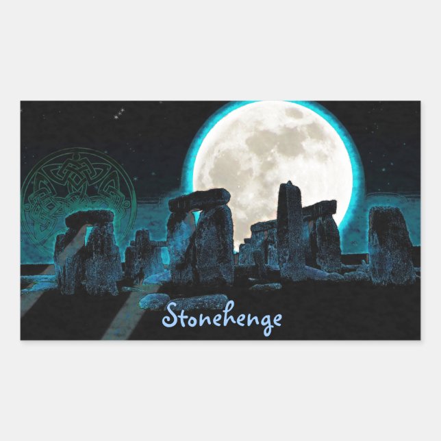 Stonehenge Celtic Standing Stones in Britain Sticker (Front)