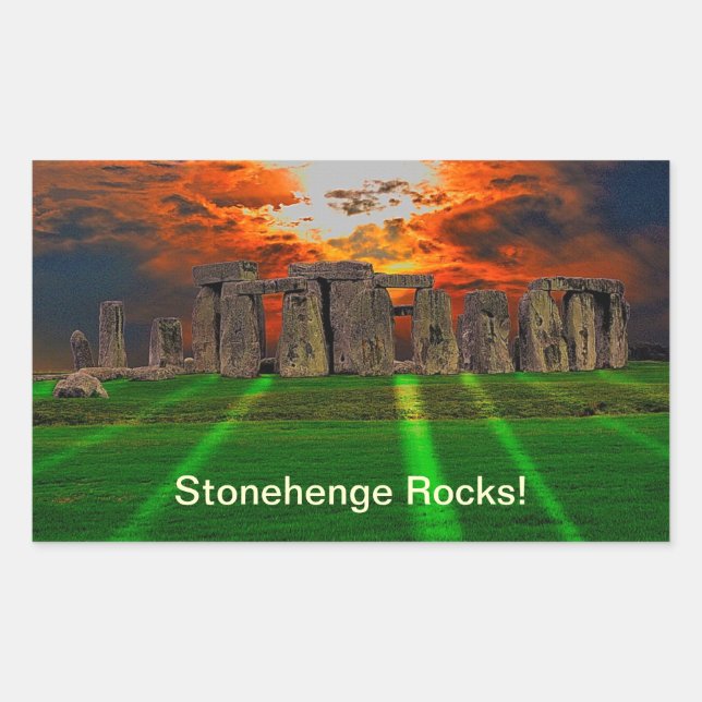 Stonehenge Celtic Standing Stones in Britain Sticker (Front)