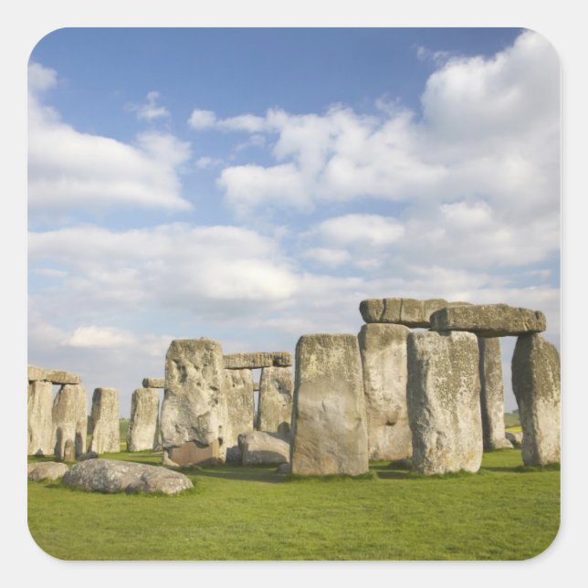 Stonehenge (circa 2500 BC), UNESCO World 2 Square Sticker (Front)