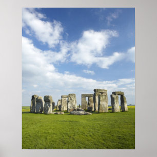 Stonehenge (circa 2500 BC), UNESCO World Poster