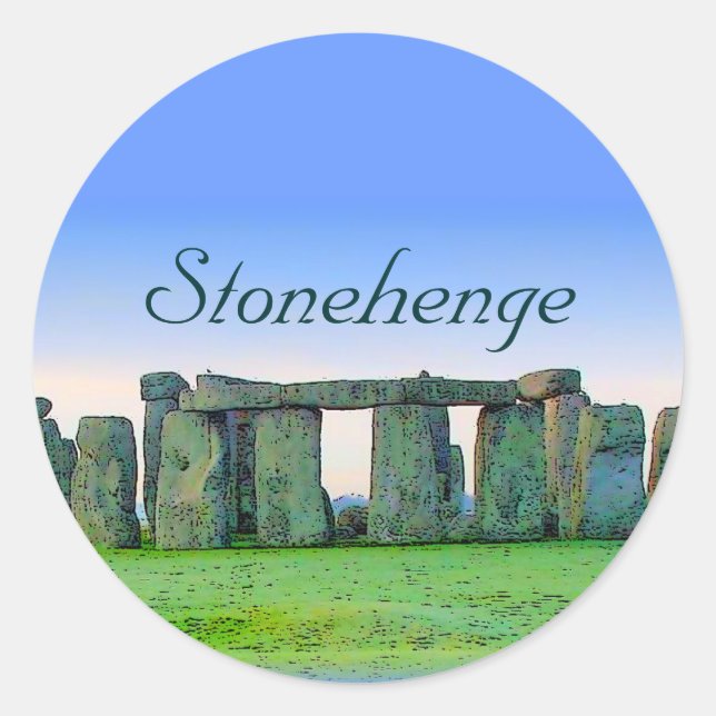 Stonehenge Classic Round Sticker (Front)