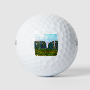Stonehenge colour golf balls