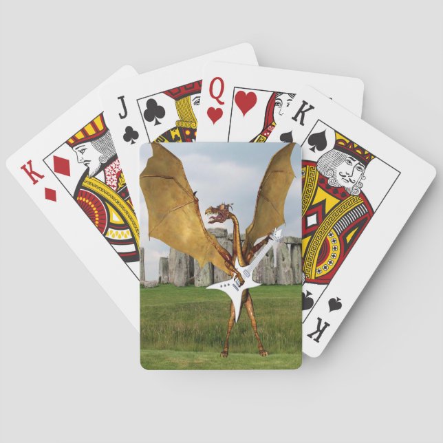 Stonehenge Dragon Playing Cards (Back)