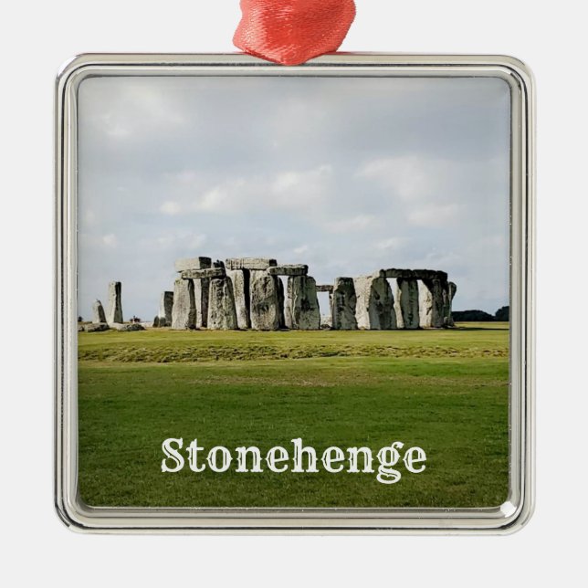 Stonehenge England Souvenir Metal Ornament (Front)
