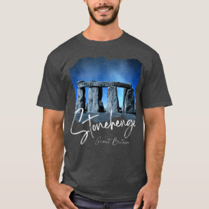 Stonehenge England Souvenir Stonehenge At Night T-Shirt