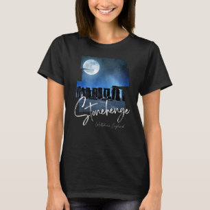 Stonehenge England Souvenir Stonehenge At Night T-Shirt