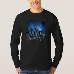 Stonehenge England Souvenir  Stonehenge At Night T-Shirt
