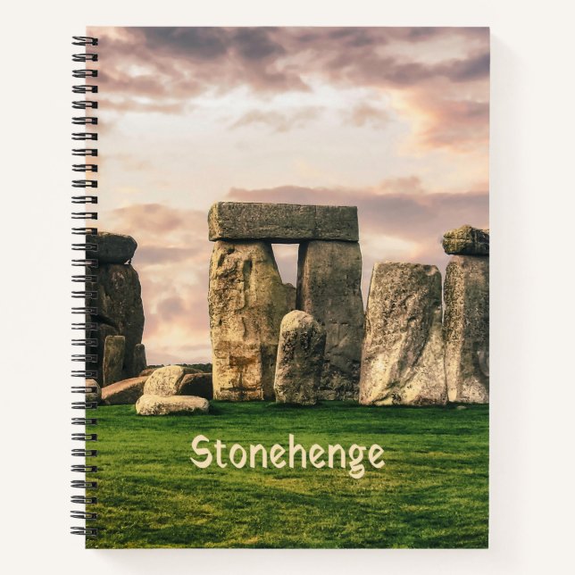 Stonehenge England UK Notebook (Front)
