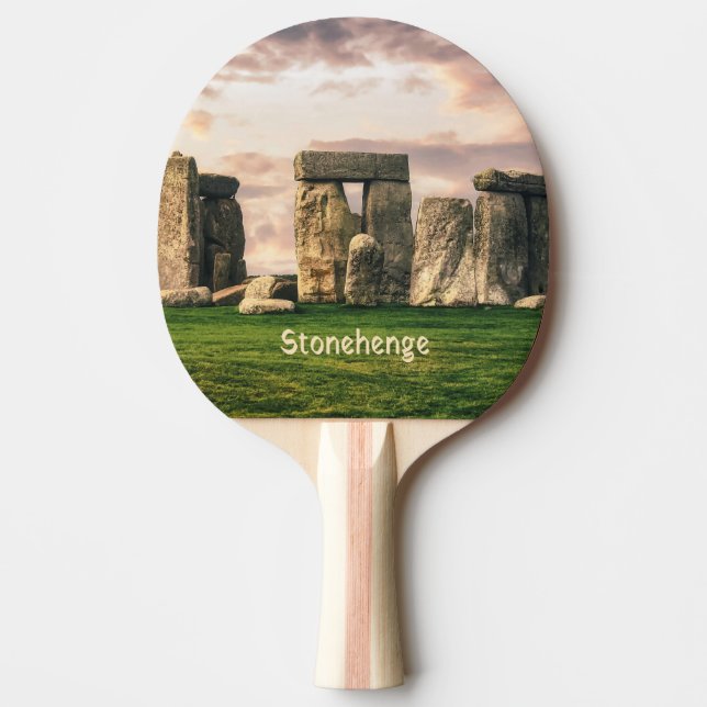 Stonehenge England UK Ping Pong Paddle (Front)