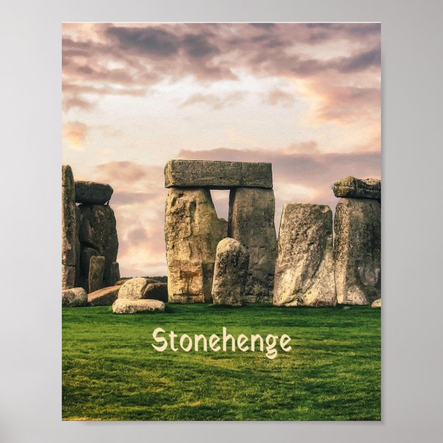 Stonehenge England UK Poster (Front)