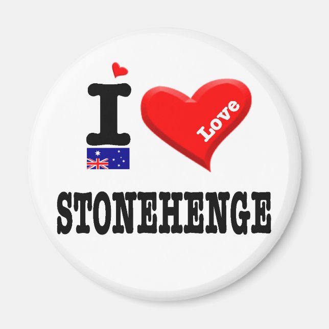 STONEHENGE - I Love Magnet (Front)