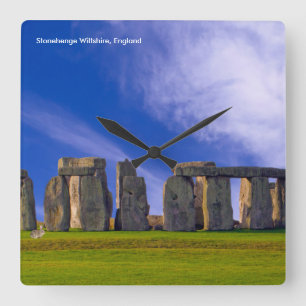 Stonehenge image for Round Large Wall Clock