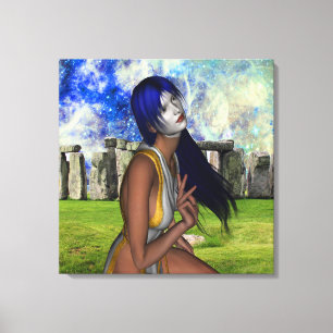 Stonehenge Meditation Canvas Print