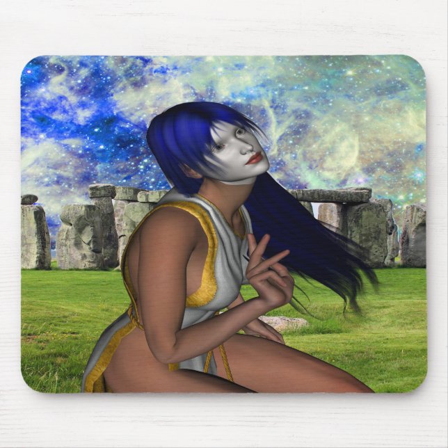 Stonehenge Meditation Mouse Pad (Front)