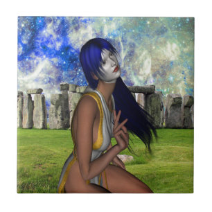 Stonehenge Meditation Tile