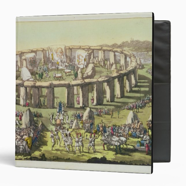 Stonehenge, or a Circular Temple of the Druids, pl Binder (Front/Inside)